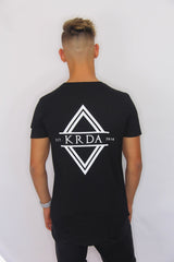 KR EST. Diamond Back - Slim Fit Hem Curve T-shirt