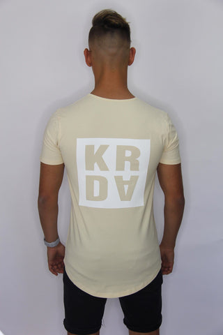 KRDA - Longline Hem Curved Slim Fitted T-shirt