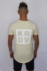 KRDA - Longline Hem Curved Slim Fitted T-shirt