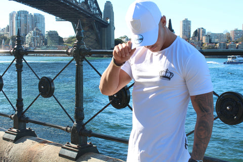 Classic King Royale - Longline Curved Hem Muscle Fitted T-shirt