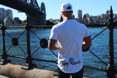 Original King Royale - Slim fit, Hem Curved T-Shirt