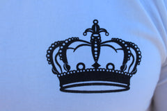 Classic King Royale - Longline Curved Hem Muscle Fitted T-shirt