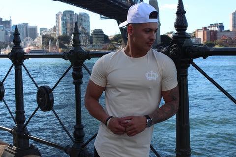 Classic King Royale - Longline Curved Hem Muscle Fitted T-shirt