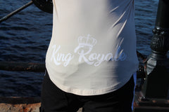 Classic King Royale - Longline Curved Hem Muscle Fitted T-shirt
